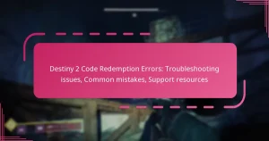 Destiny 2 Code Redemption Errors: Troubleshooting issues, Common mistakes, Support resources