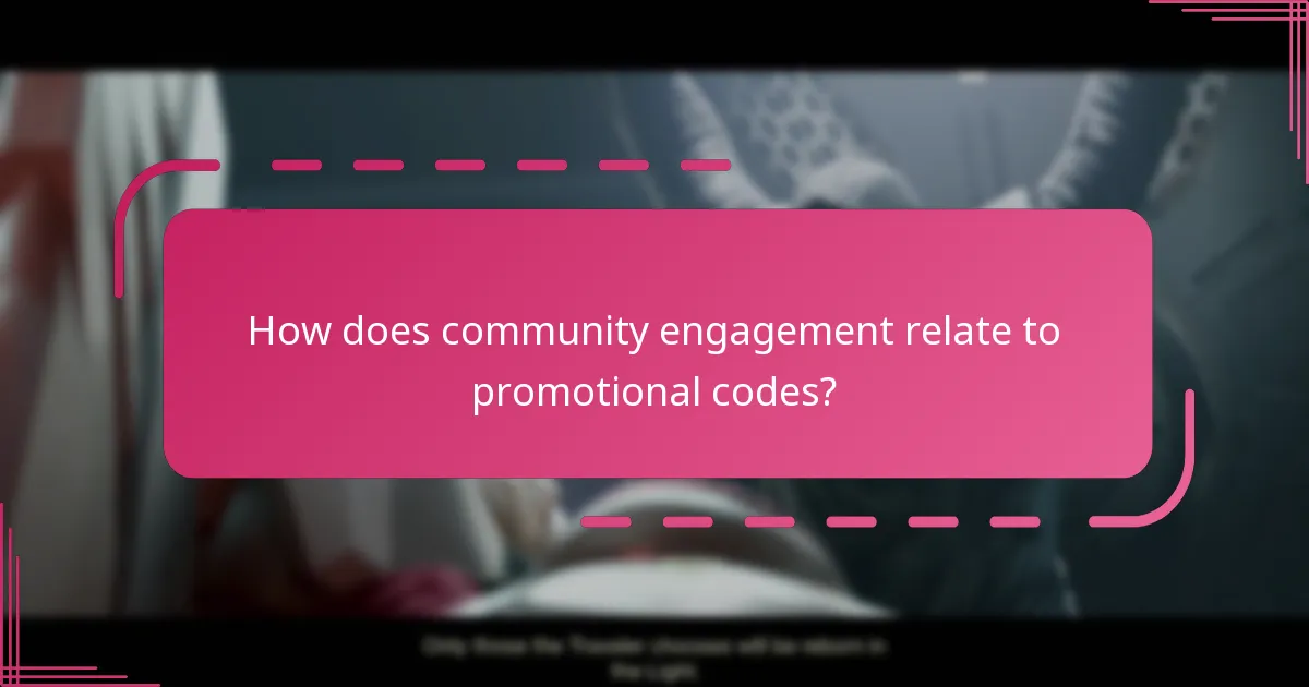 How does community engagement relate to promotional codes?