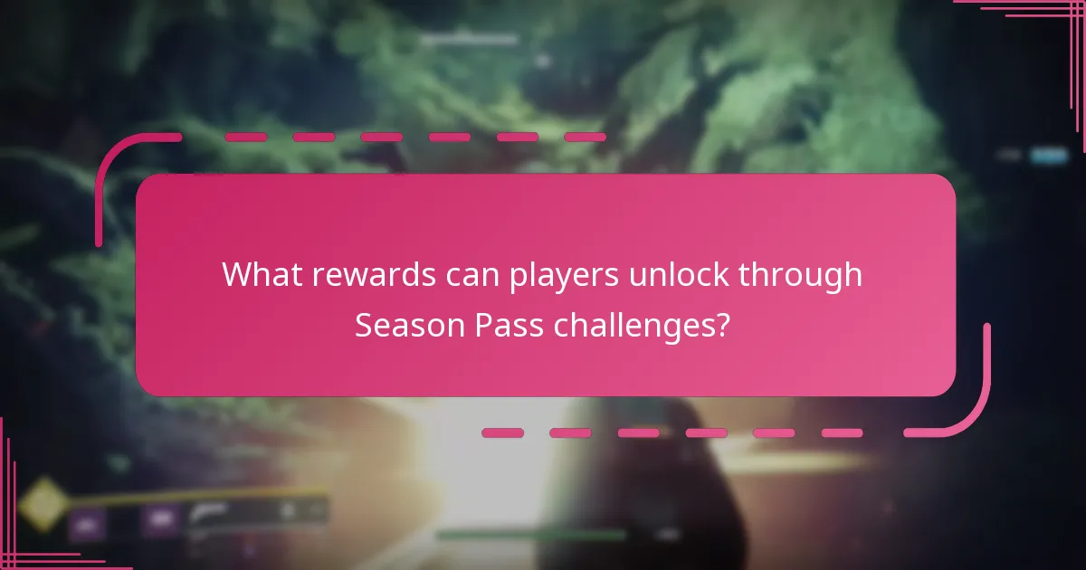 What rewards can players unlock through Season Pass challenges?